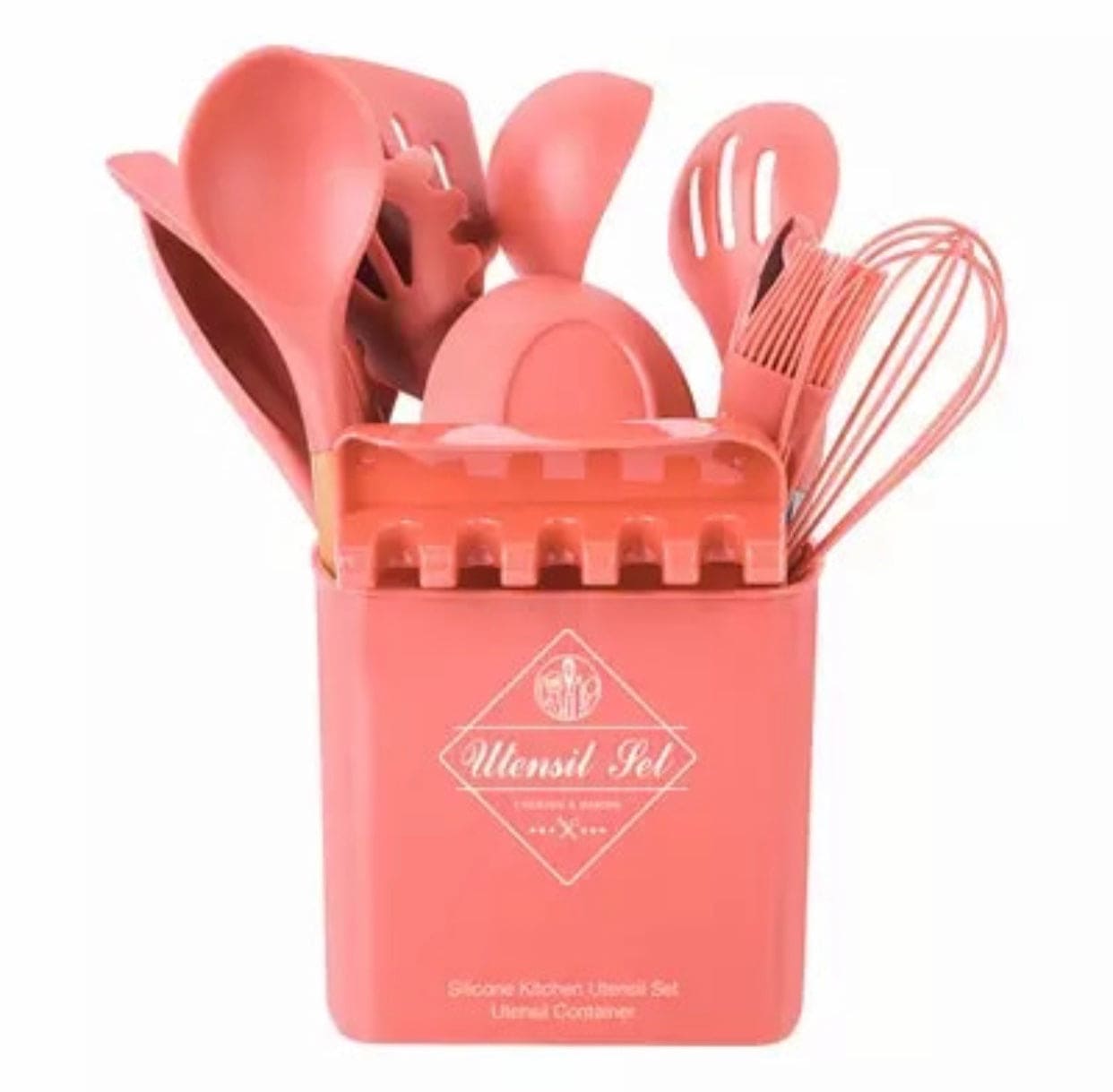 13pcs Silicone Kitchenware Heat Resistant Utensils Set With Spoon Holder, Non-Stick Heat Resistant Silicone Cookware Set, Silicone Cooking Utensils Set With Holder 13pcs Silicone Kitchenware Heat Resistant Utensils Set With Spoon Holder, Non-Stick Heat Resistant Silicone Cookware Set, Silicone Cooking Utensils Set With Holder